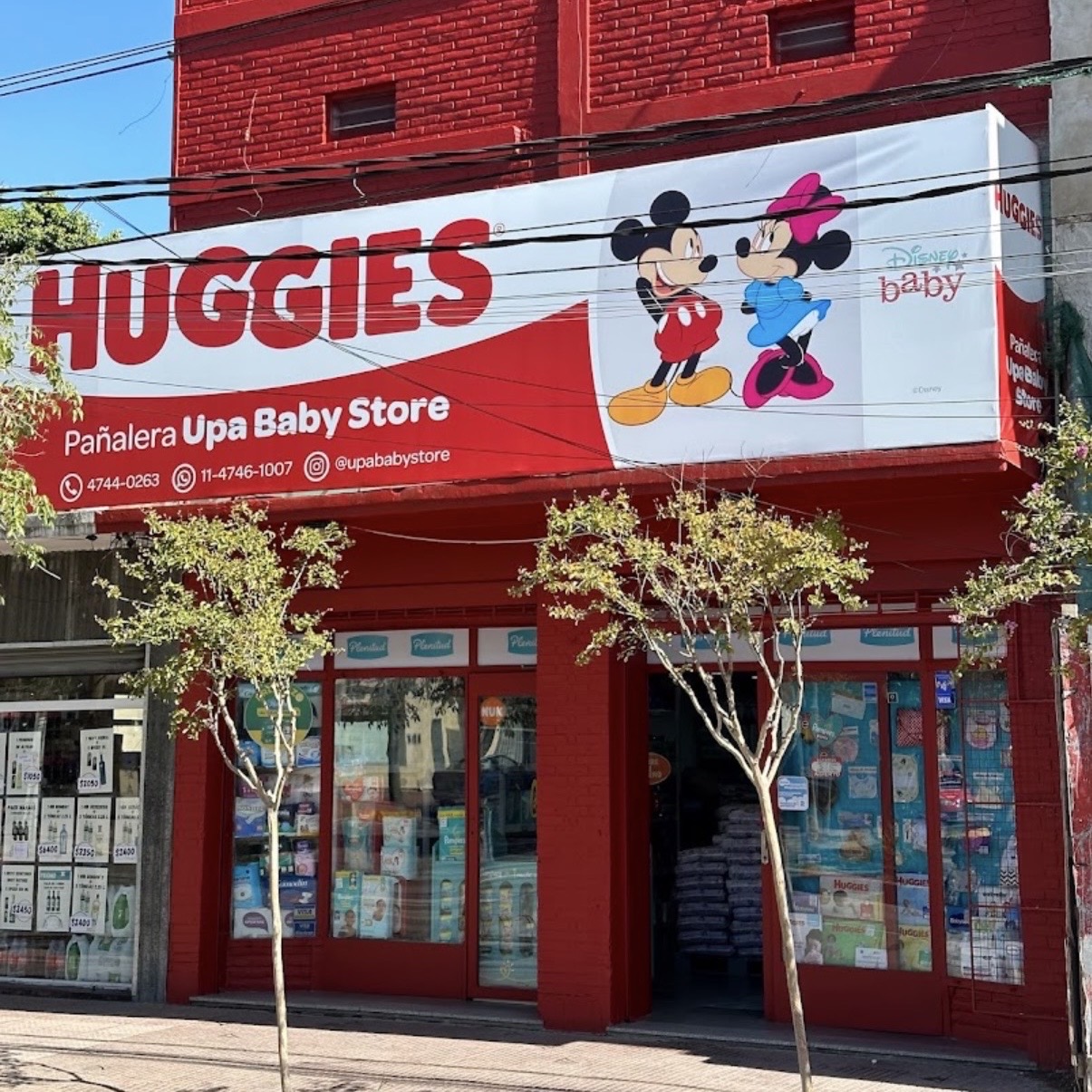 Frente del local Upa Baby Store